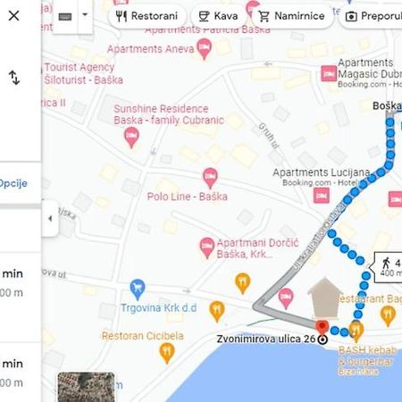 Apartment Kreso Baška Екстериор снимка